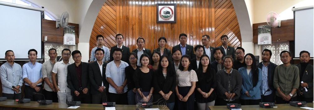 Officials and others during the introductory programme of 52nd batch of the Nagaland Secretariat Service held in Kohima on October 11. (DIPR Photo)